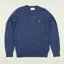 Farah Cotton Mullen Crew Sweater - Ultramarine Marl